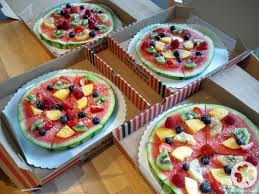 Melonen Pizza Zum Fruhstuck Fruhstuck Essen Geburtstags Essen Kindergarten Essen