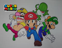 3 345 views 432 prints. Roshie Coloring Pages Coloring Mario Luigi Yoshi And Wario Facebook