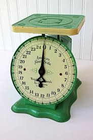 The flat front cabinets are a consignment store find. 97 Old Kitchen Scales Ideas Old Kitchen Vintage Scale Kitchen Scale