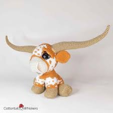 Fine Texas Longhorn Crochet Pattern Amigurumi Cattle