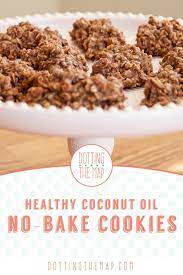 Coconut Oil No Bake Cookie Recipe With Flaxseed Recipe Flax Seed Recipes No Bake Cookies Baking With Coconut Oil