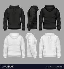 Black And White Blank Sweatshirt Hoodie With Regard To Blank Black Hoodie Template In 2020 Hoodie Template Black Hoodie Template Black Hoodie