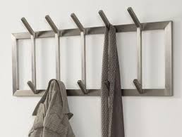 Wandgarderobe Moderne Garderobe Mit 10 Haken Edelstahl Hohe 36 Cm Wandgarderobe Garderobe Modern Garderoben Eingangsbereich
