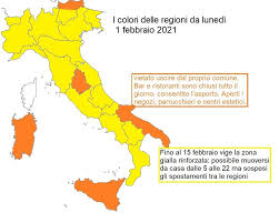 Coronavirus Le Regioni Cambiano Colore Da Lunedi Solo In 5 Resteranno Arancioni Gli Aggiornamenti Ilmeteo It