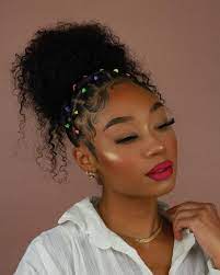 Pair them with colorful skirts and floral dresses! 40 Easy Rubber Band Hairstyles On Natural Hair Worth Trying Coils And Glory