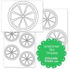 Lemon slice coloring page to color, print and download for free along with bunch of favorite lemon coloring page for kids. Printable Lime Or Lemon Slice Shape Printable Treats Com