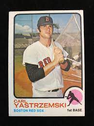 Summary stats news awards shop. Sold Price Ex 1973 Topps Carl Yastrzemski 245 Baseball Card Hof Boston Red Sox July 6 0120 6 00 Pm Edt