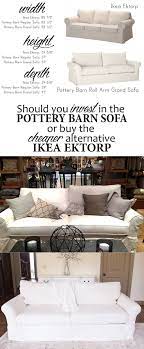 How To Choose A Sofa Ikea Ektorp Sofa Vs Pottery Barn Grand Sofa Sengerson Ikea Living Room Furniture Pottery Barn Couch Cheap Furniture