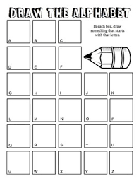 Something to do 748 3 something to do draw hair draw eyes nose and mouth draw body did you make this project? Draw The Alphabet Creativity Drawing Exercise By Artsycat Tpt