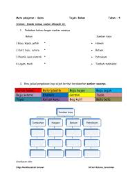 Check spelling or type a new query. Bahan Sains Tahun 4 Worksheet