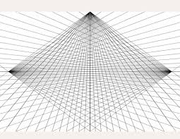 Easy Birds Eye View Perspective Drawing The Helpful Art Teacher Three Point Perspective Worm S Eye Vs Bird S Eye View Three Point Perspective Point Perspective 3 Point Perspective