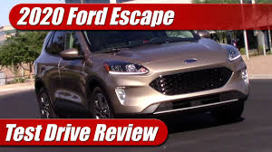 2020 Ford Escape Sel Awd Test Drive Review Youtube