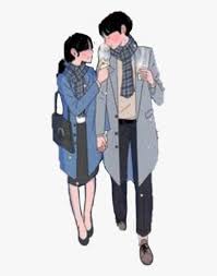 The reason i say that is because a lot of people in the anime community can be bias when it comes to these things. Cute Couple Asian Cartoon Anime Blue Together Holding Hands Anime Couple Walking Together Hd Png Download Transparent Png Image Pngitem