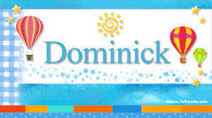 Dominick Significado Del Nombre Dominick
