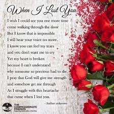 When I Lost You You Lost Me Miss Mom Miss You Mom