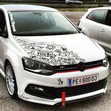 Mulpix Vw Polo Polo6r Tuning Volkswagen Low Volkswagen Polo Car Sticker Design Polo Car
