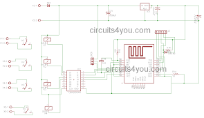 The most popular circuit diagrams such as amplifier, fm covering a wide range of categories in electronics like: Iot Based Home Automation Project Circuits4you Com
