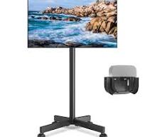 Amazon.com: Rfiver Mobile TV Cart Rolling TV Stand for 23-60 ...