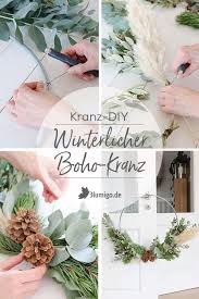 Adventlichen Boho Kranz Selbst Binden Weihnachtsdeko Fur Die Wohnung Blumigo In 2020 Getrocknete Blumen Boho Schone Adventszeit