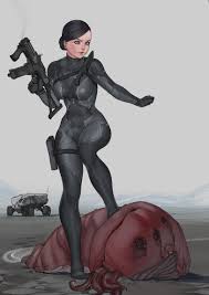 zerogravitas art - sci-fi babe - joyreactor