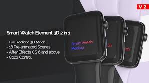 Download Download Smart Watch 3d Model Mockup App Promo Free Videohive After Effects Projects