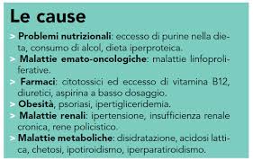 L'acido urico è una sostanza presente nel nostro sangue, che deriva dalla degradazione delle basi azotate, i mattoni che costituiscono il dna presente nelle nostre cellule, come i tutte le cellule animali o vegetali. Gotta E Risposta Portale Unicoop Tirreno