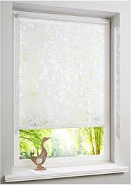 Ausbrenner Sichtschutzrollo Mit Blumen Weiss Klemmtrager In 2020 Rollo Klemmfix Rollo Fenstergestaltung