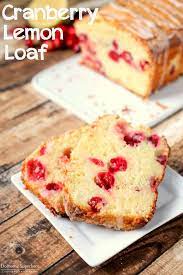 Cranberry Lemon Loaf Is Perfect For Breakfast Brunch Dessert Or A Snack This Is The Perfect Entertaining Quick Bread Dessert Recipes Lemon Loaf Desserts