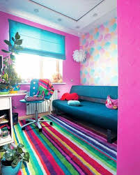 Unsure of what colors will go best with your accent wall? Matching Colors Of Wall Paint Wallpaper Patterns And Existing Home Furnishings Colorful Interior Design Colorful Interiors Modern Home Interior Design