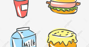 30 Gambar Makanan Kartun Unsur Makanan Tangan Disediakan Kartun Comel Minuman Segera Art Gallery Said Sung Carla Rose Fisher Free Dow Di 2020 Kartun Gambar Animasi
