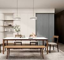 Custom-made natural gray oak wood slat panel for interior ...