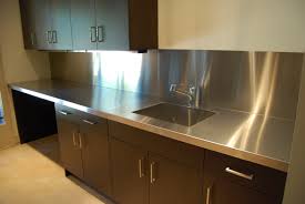 Zinc sheet metal counter top. Stainless Steel Countertops Custom Metal Home