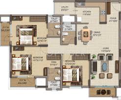How much would it cost to construct an independent house in 100 sq yards, where the land is almost 3 feet below the road level? 1800 Sq Ft 3 Bhk Floor Plan Image Mittal Builders Palms Available For Sale Rs In 97 20 Lacs Proptiger Com