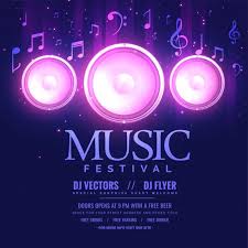 Download Music Festival Flyer Template With Speaker And Light Effect For Free Festival Flyer Flyer Flyer Template