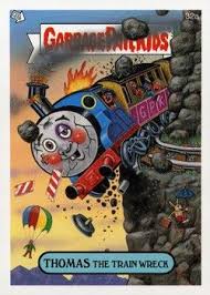 Wreck coloring pages for kids. Thomas The Train Wreck Garbage Pail Kids Garbage Pail Kids Cards Pail