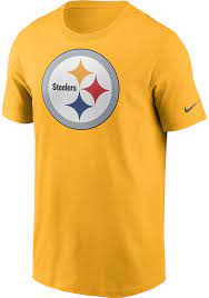 Choose from several designs in pittsburgh steelers tees and shirts from fansedge.com. Nike Pittsburgh Steelers Gold Logo Essential Short Sleeve T Shirt