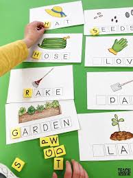 Students will be able to say the sounds of each vowel long and short. Garden Themed Spelling Word Mats Teach Beside Me