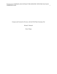 Image result for Start Back Screening Tool