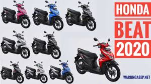 Tipe ini sejatinya adalah honda beat cbs iss, namun desain bodinya dibuat lebih elegan dengan menggunakan cat berwarna doff dan polos. 9 Pilihan Warna All New Honda Beat Esp Versi 2020 Foto Studio Warungasep