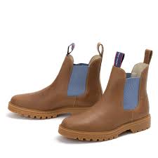 Chelsea boots für damen in größe 37,5 online auf about you entdecken und versandkostenfrei bestellen. Sydney Cognac Hellblau Blue Heeler Boots