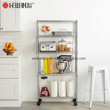 You wonder where you���re going to put all your drinks for the party when suddenly saracina home���s carter industrial metal mesh bar the urban, metal mesh doors and.readmore sides gives your guests a sneak peek for what���s in store, while your drinks and glasses lay in wait on. Adjustable 5 Tier Nsf Steel Chrome Wire Shelving Rack On Wheels For Home Kitchen Storage Organization China Steel Kitchen Rack Wire Shelving Rack Made In China Com