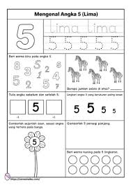 Matematika anak tk rumah bunda. Lembar Kerja Kognitif Anak Tk Paud Matematika Free Download