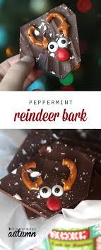 Its christmas 2018 here on baby first. Peppermint Reindeer Bark Super Easy Recipe It S Always Autumn