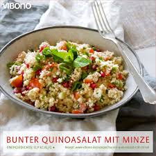 Bunter Quinoasalat Mit Minze Vibono Rezepte Einfache Gerichte Minze