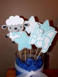 Lamb Baby Shower Centerpieces Boy Lamb Centerpieces Lamb Baby Etsy Baby Lamb Baby Shower Sheep Baby Shower Boy Baby Shower Centerpieces