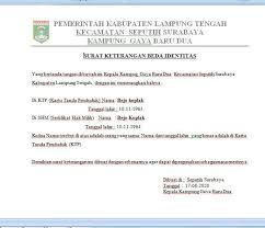 Latar belakang banyak peneliti yang telah menyelidiki tentang. Contoh Surat Keterangan Beda Identitas Surat Pemerintah Tanggal