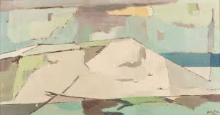 Lot 116: George Cress O/B, Cubist Beach Scene