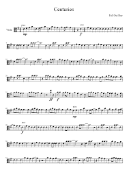 Centuries By Fall Out Boy Viola Sheet Music Cello Sheet Music Cello Music