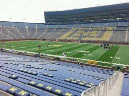 Michigan Stadium Section 20 Home Of Michigan Wolverines
