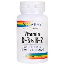 Supplemental vitamin d comes in two forms: Solaray Soy Free Vitamin D3 K2 60 Veg Caps Swanson Health Products